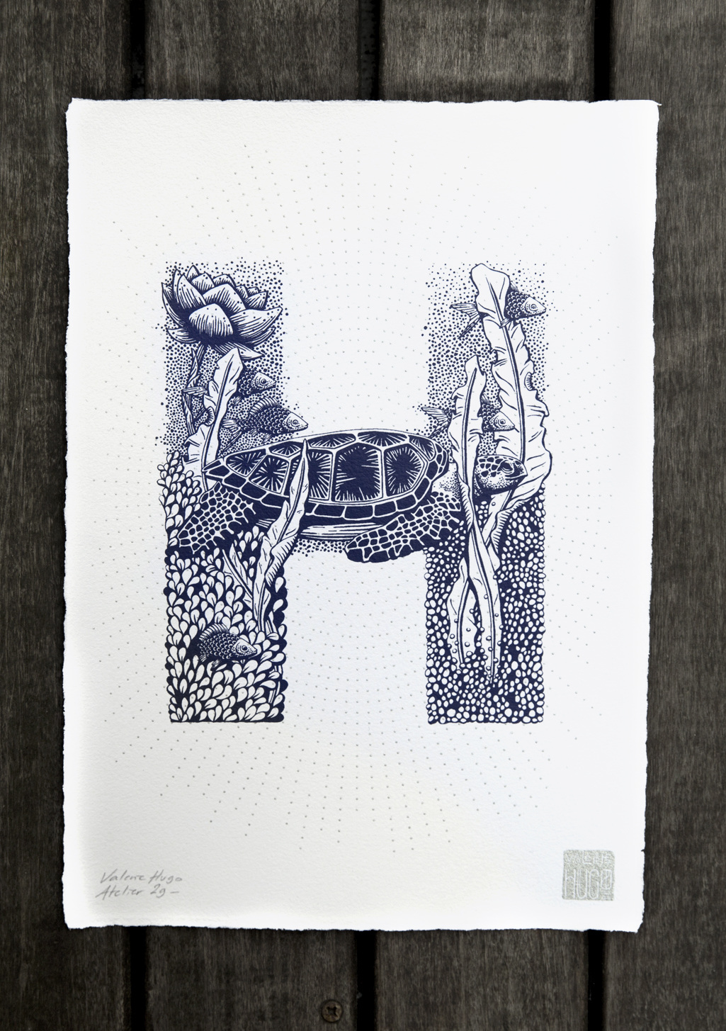 Nature Inspired Typography by Valérie Hugo