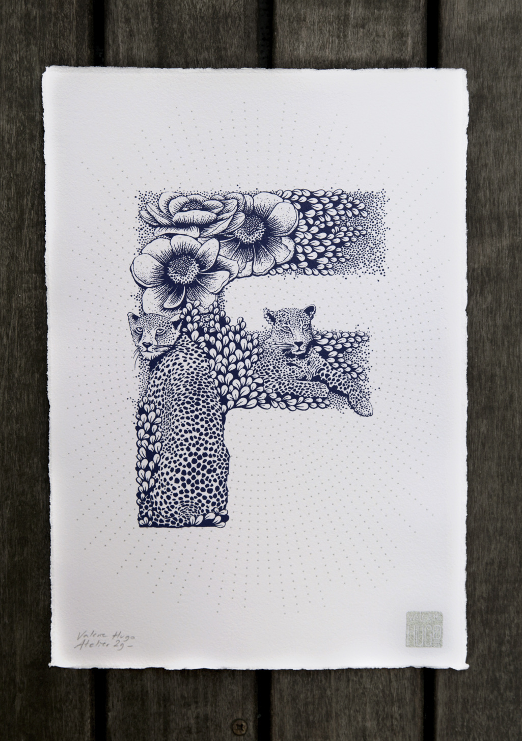 Nature Inspired Typography by Valérie Hugo