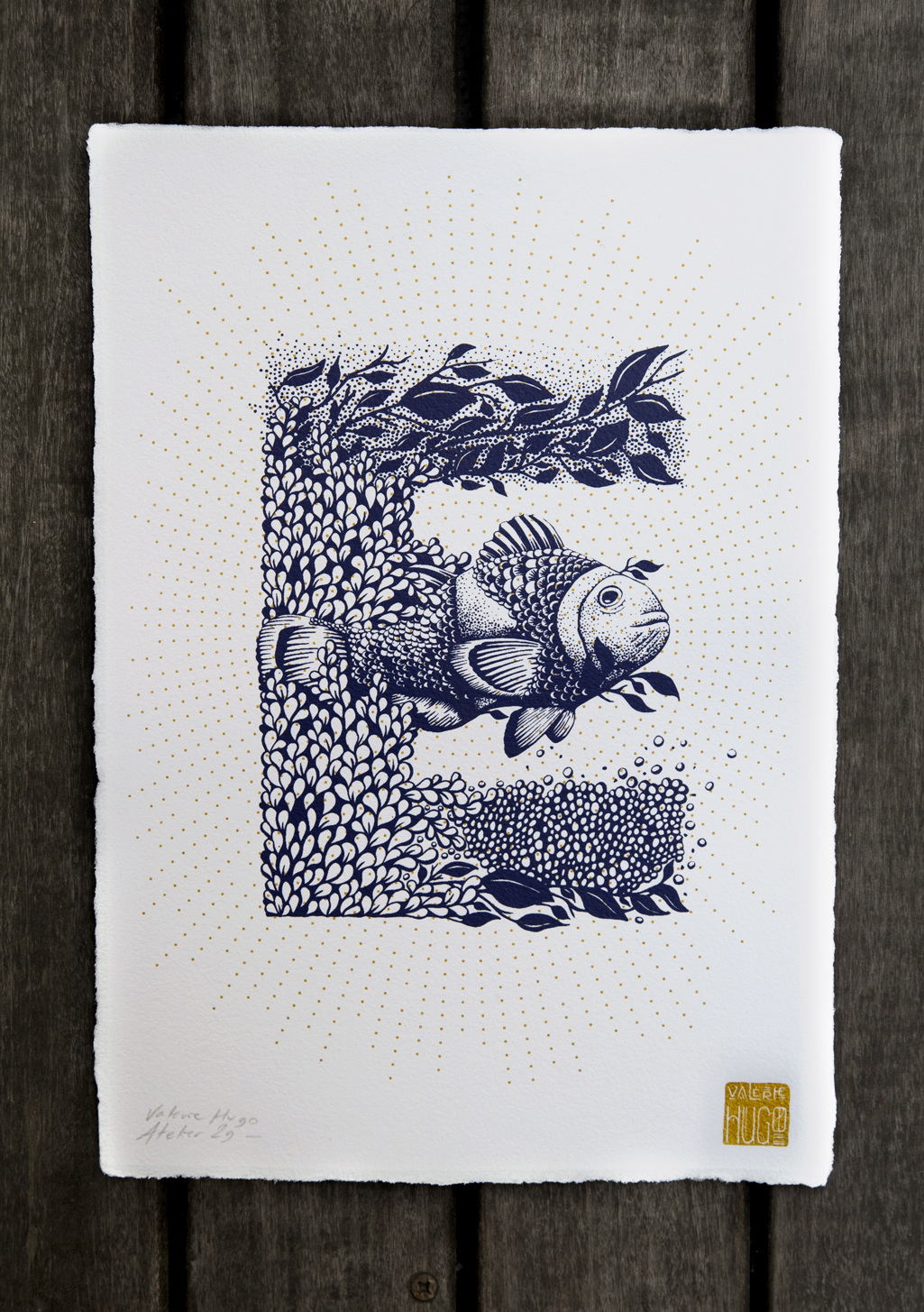 Nature Inspired Typography by Valérie Hugo