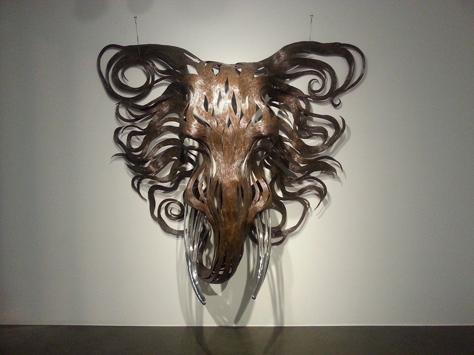 Metallic Strip Animal Sculptures by Sung Hoon Kang