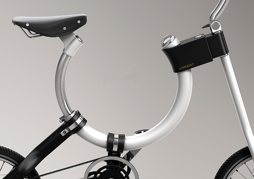 Foldable Somerset Bike with Oval-Shaped Frame