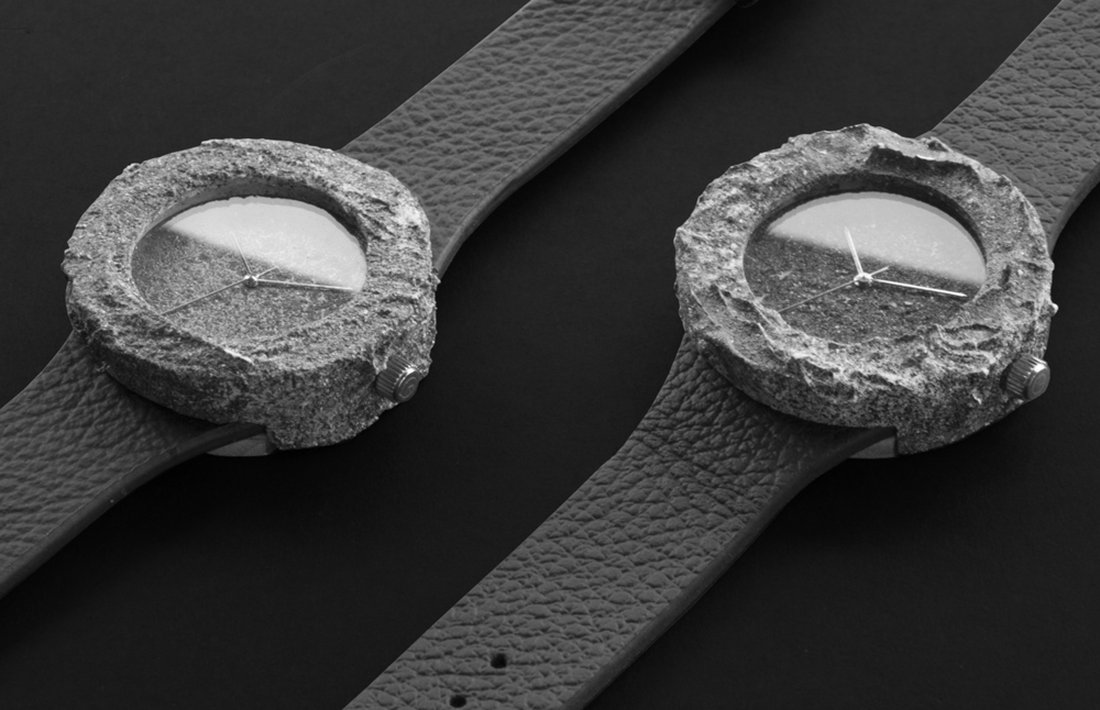 Lunar Watch Made Of A Solid Piece Of Genuine Moon Rock