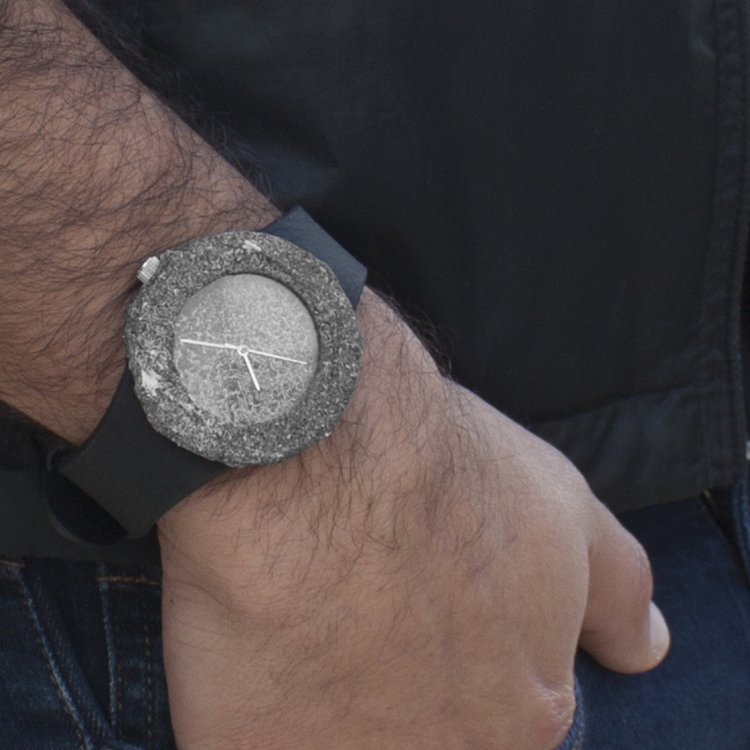 Lunar Watch Made Of A Solid Piece Of Genuine Moon Rock