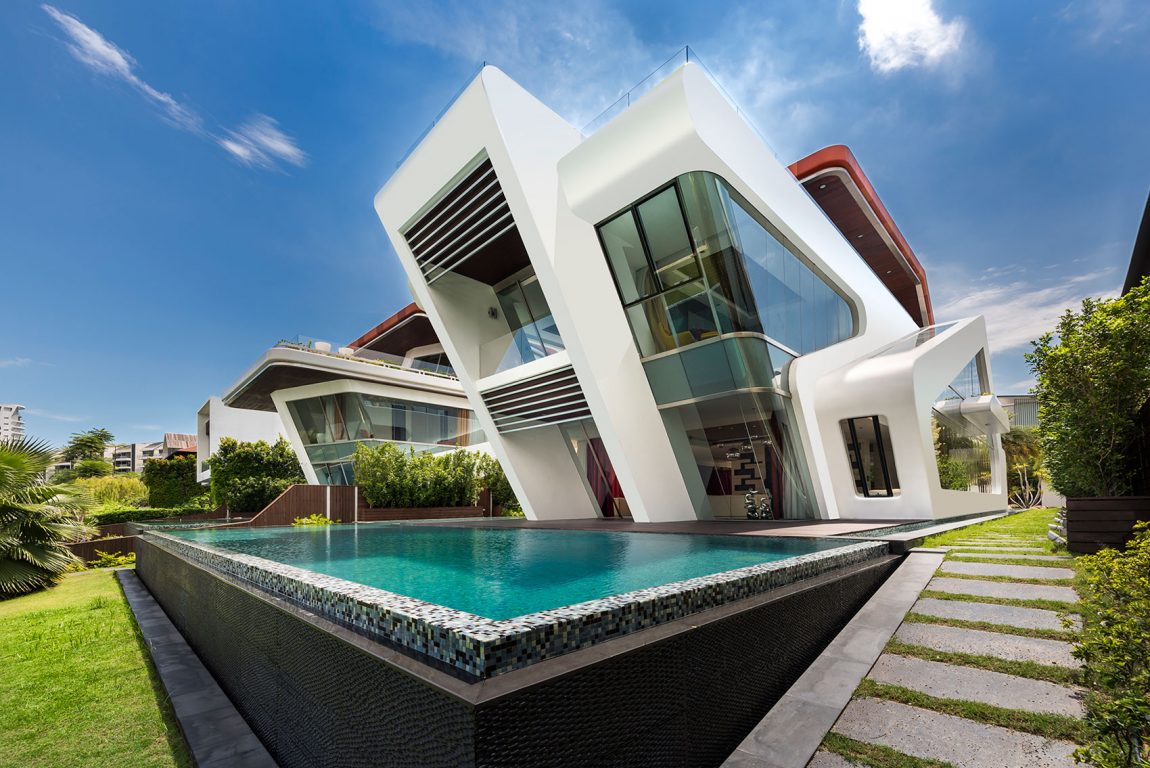 Modern Villa Mistral in Singapore