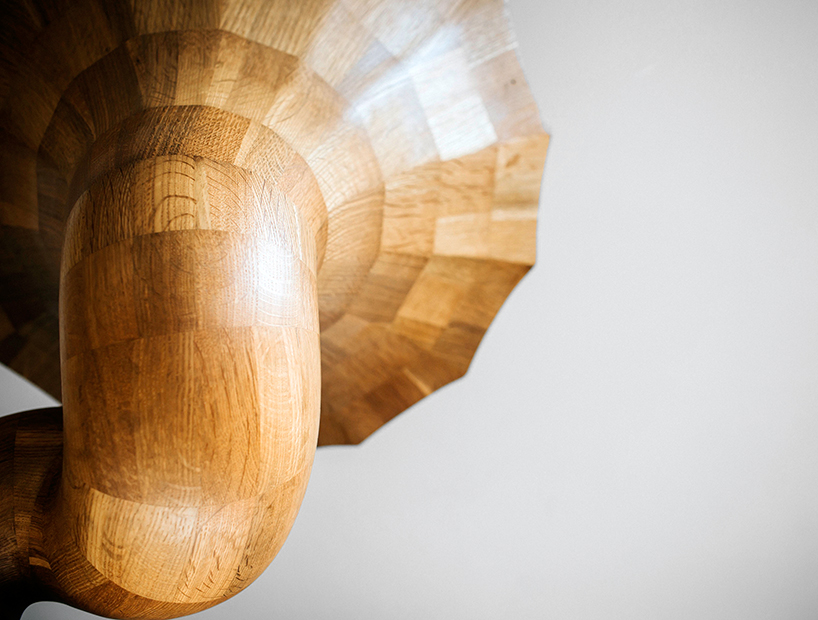 Giant Wooden Horn Speakers From Reclaimed Liquor Barrels