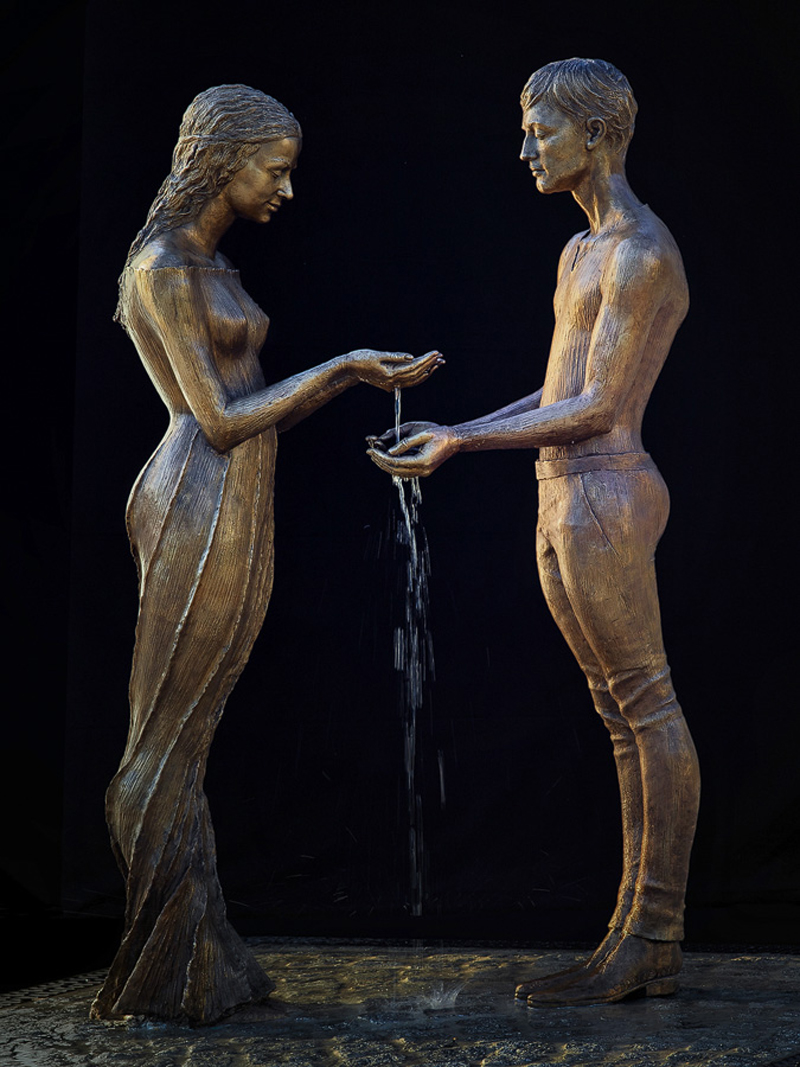 Beautiful Water Statues by Malgorzata Chodakowska