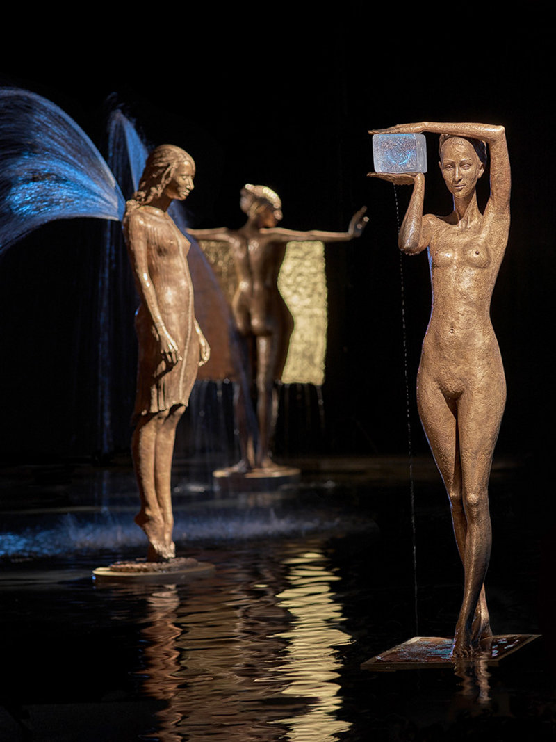 Beautiful Water Statues by Malgorzata Chodakowska