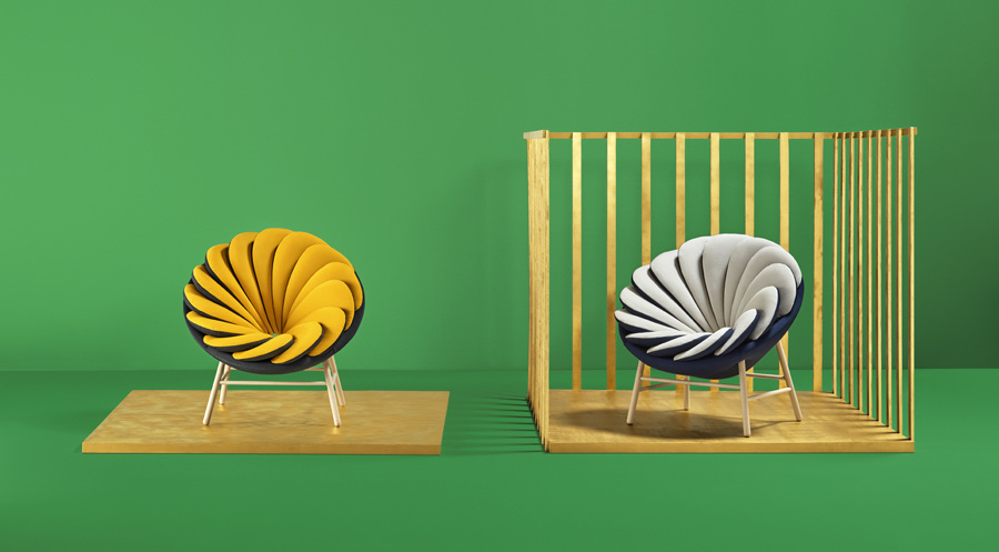 Bird Inspired Quetzal Chair by Marc Venot