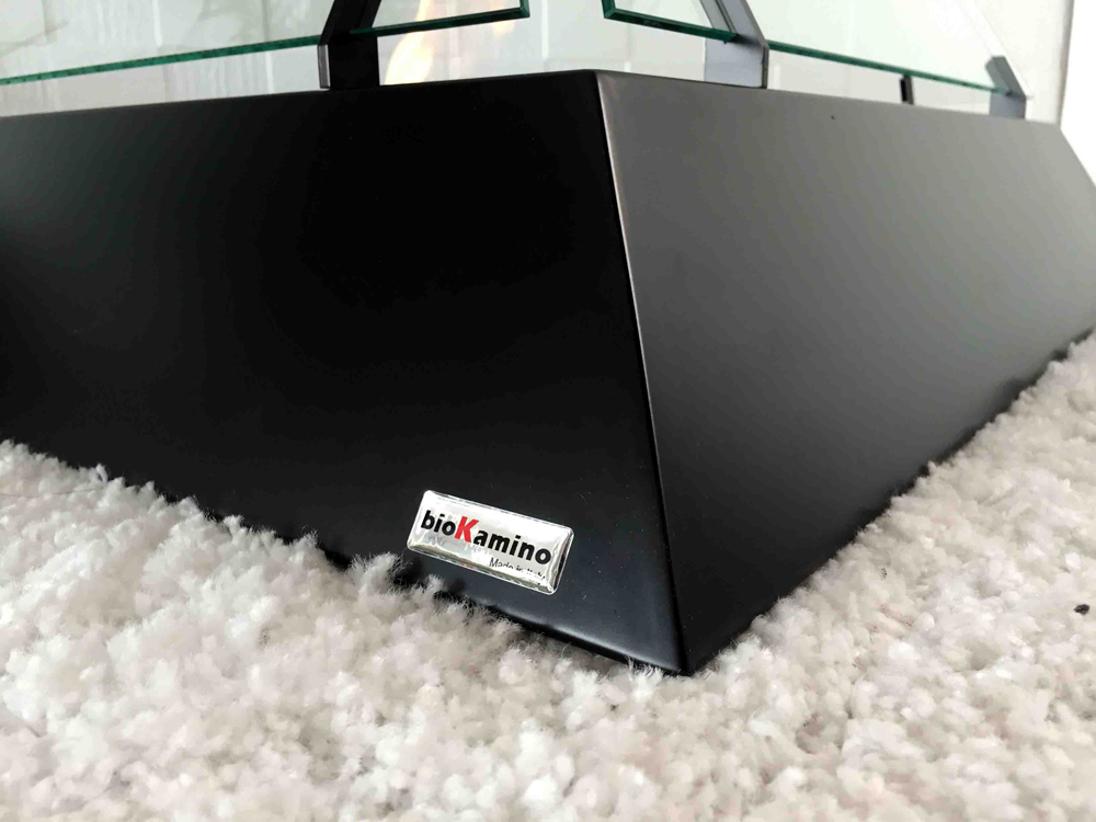Louvre - Modern Fireplace In The Form Of Iconic Glass Pyramid