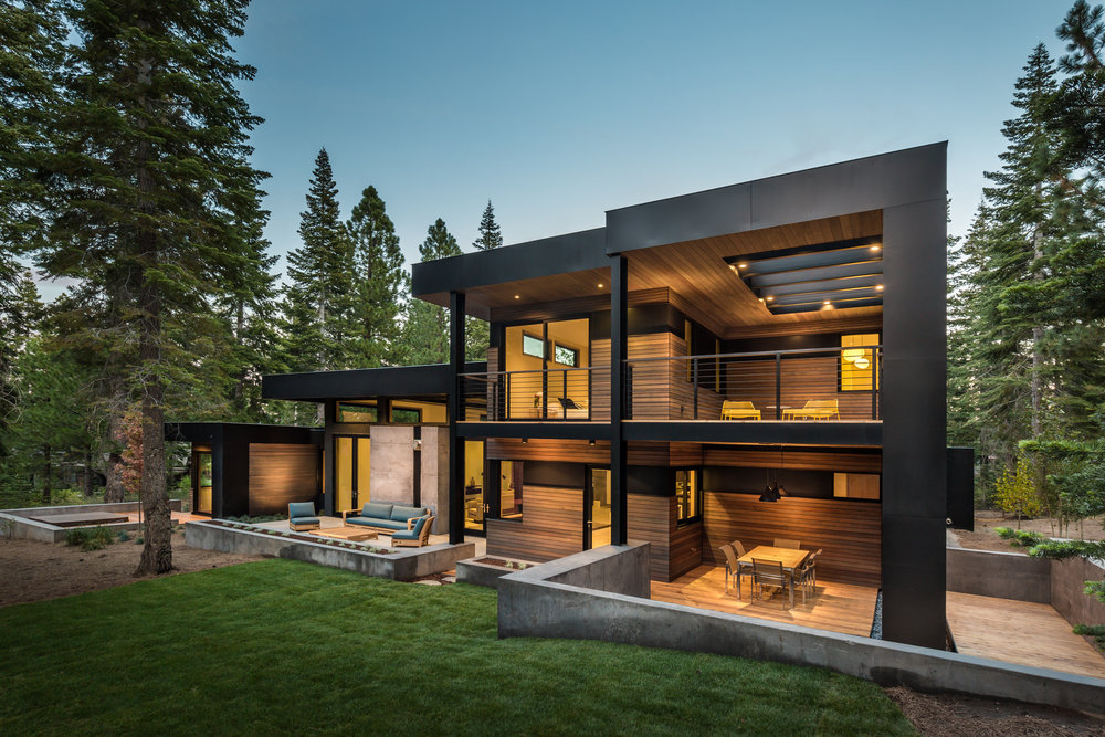 Contemporary California House In The Forest