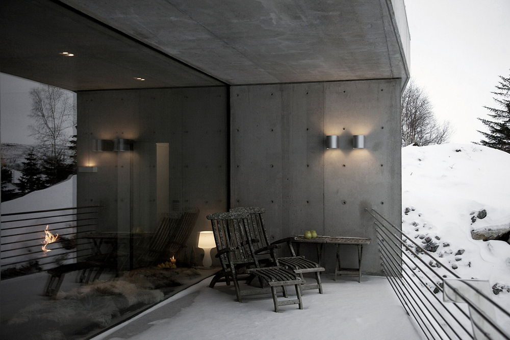 concrete house