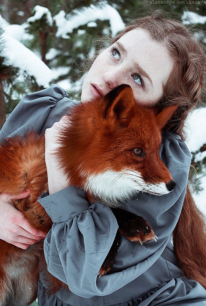 girl and fox