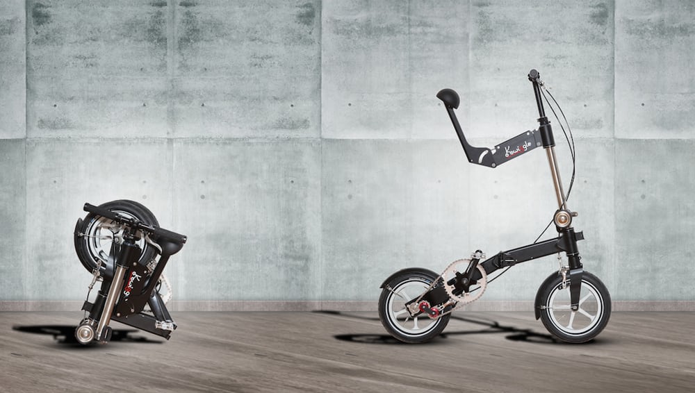 The Kwiggle Bike - One Of The Most Compact Folding Bicycles In The World