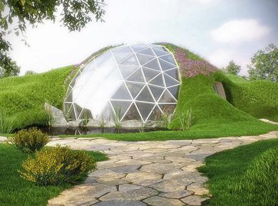 Biodome - Spherical House Of The Future
