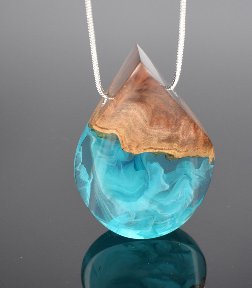 Unique Wood And Resin Jewellery