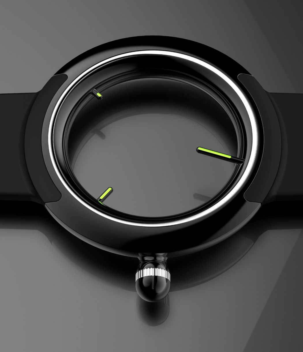 transparent watch