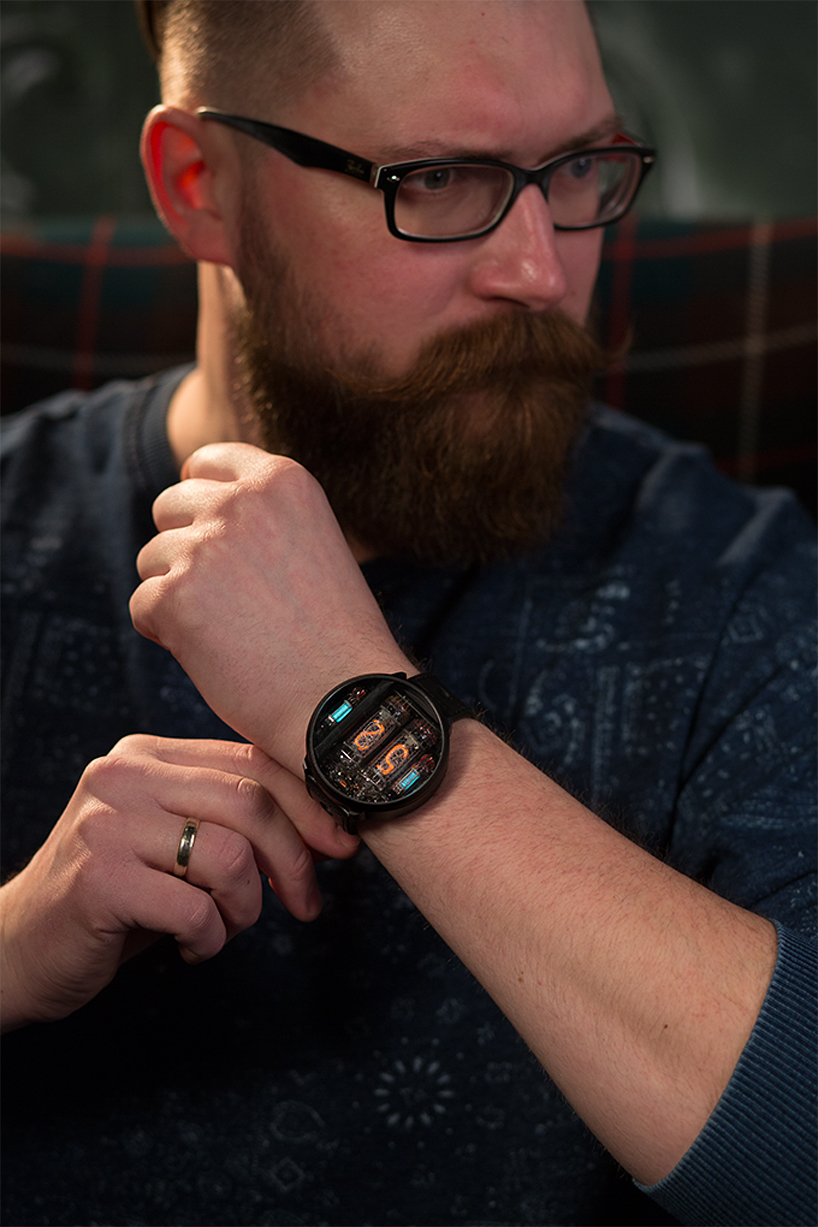 retro wrist watch