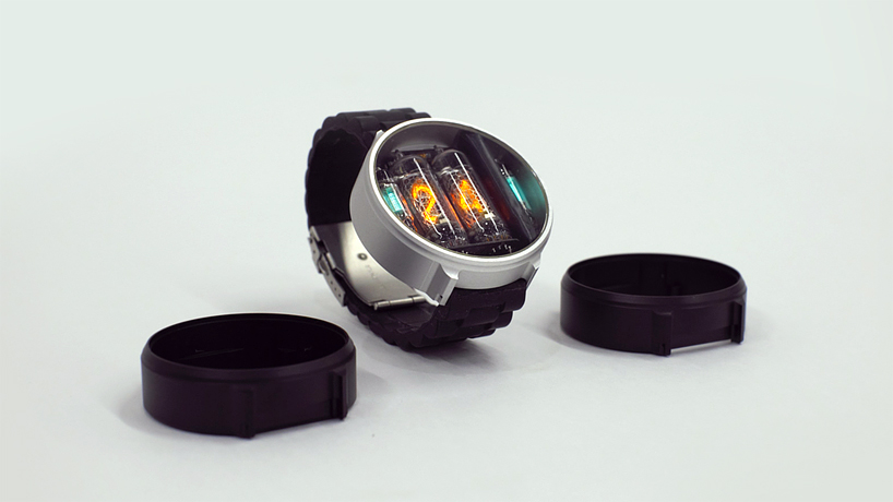 Retro Styled Nixie Tube Round Watch NIWA