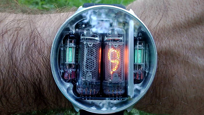nixie tube watch