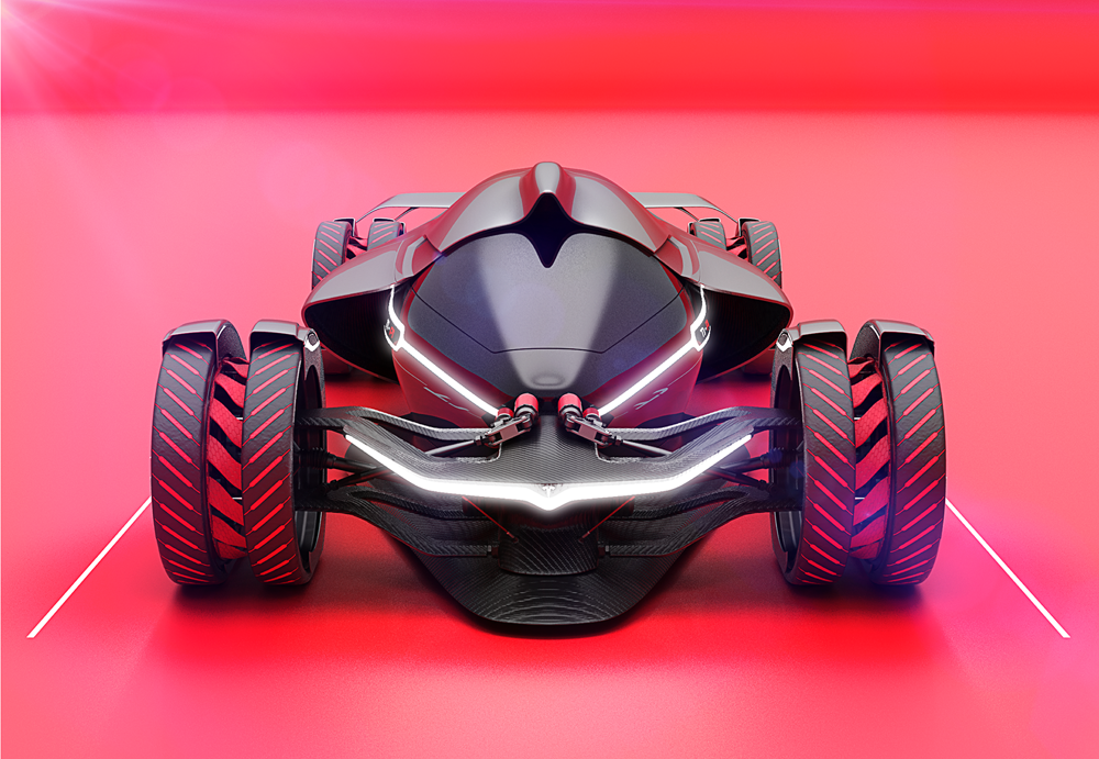 Tesla T1 Michelin Design Challenge 2017 by Miguel Angel Bahri