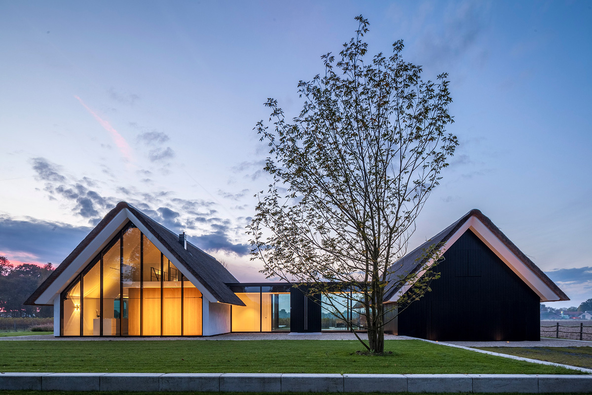 maas architecten modern villa in berlicum dutch