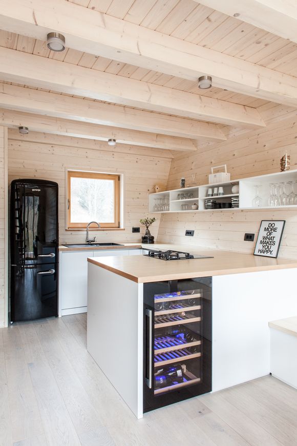 modern wooden kitchen
