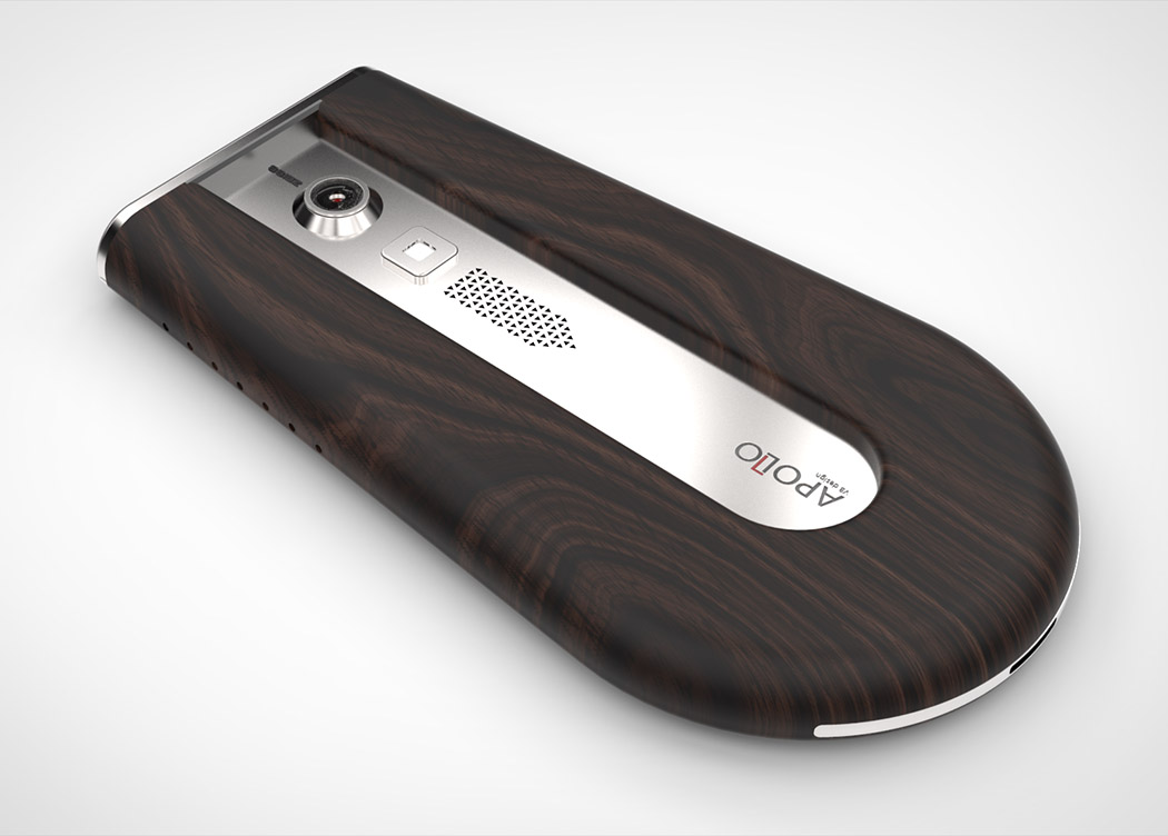 wooden smartphone