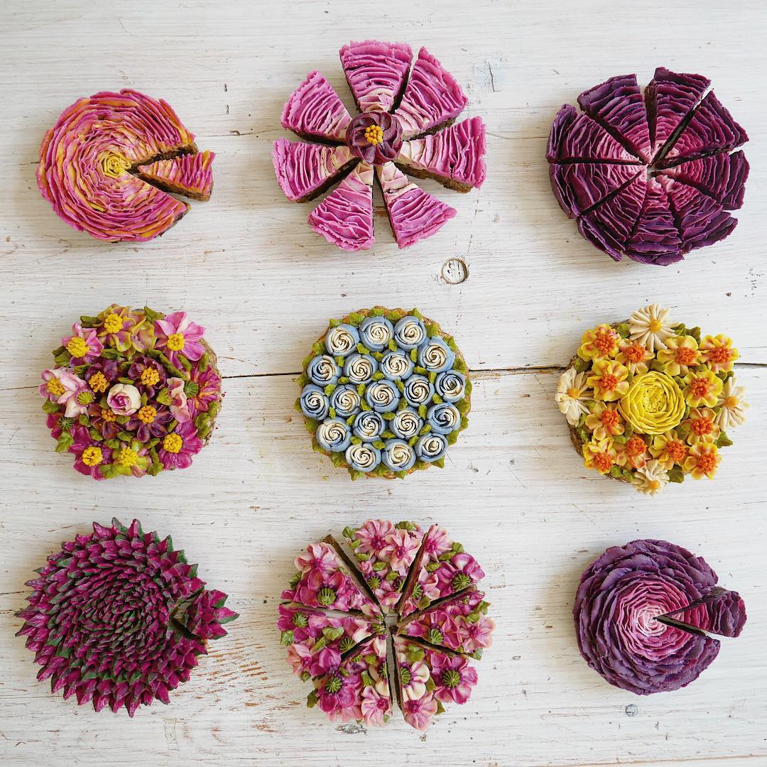 beautiful vegan cakes