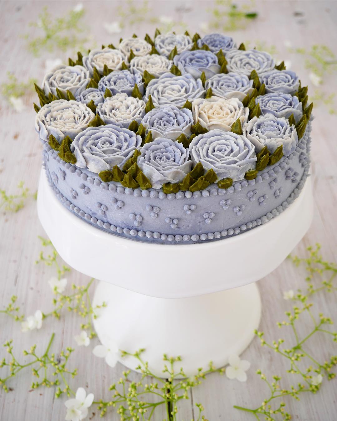 birthday flower cake