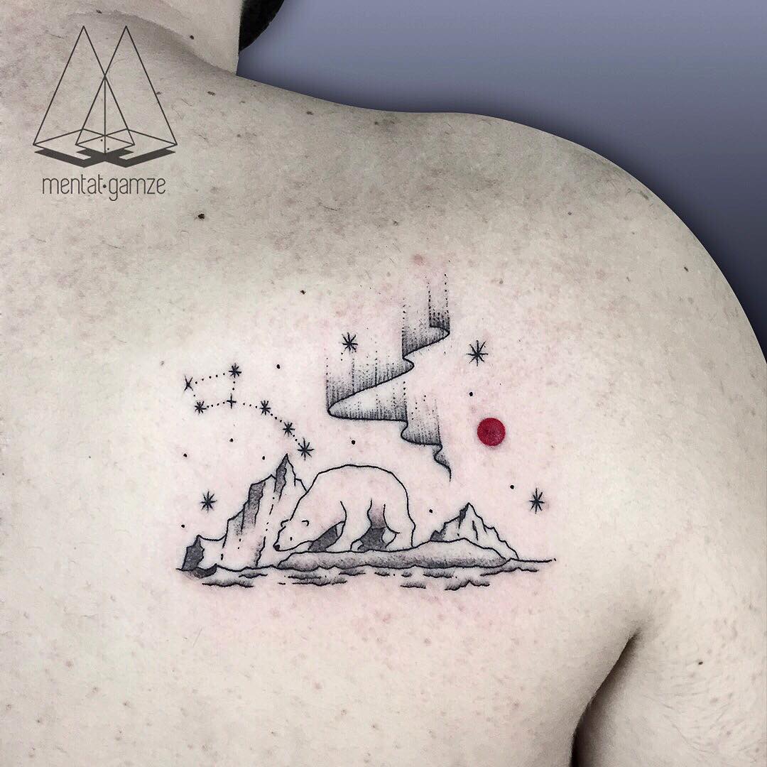 tattoo polar bear