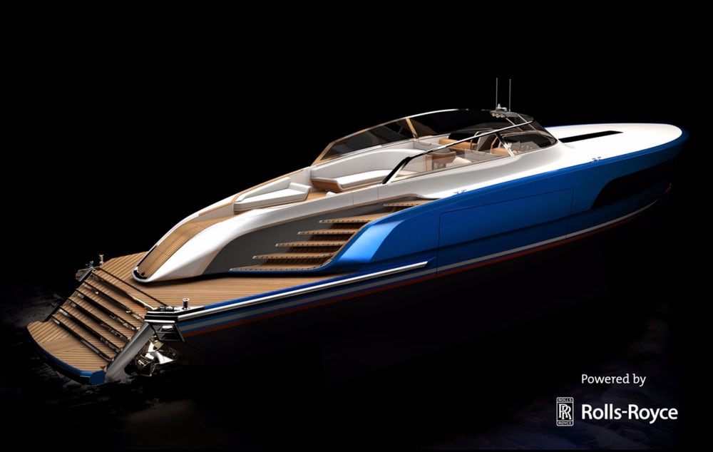 rolls royce aeroboat design