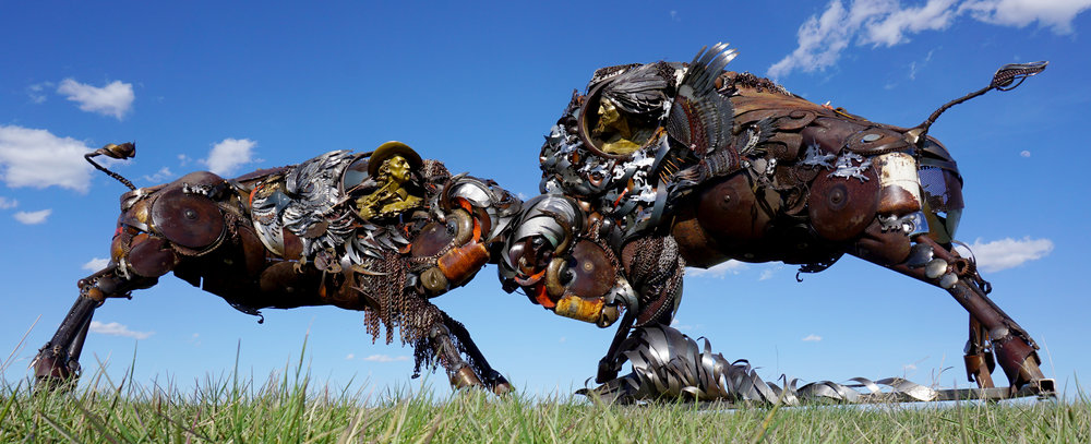 The Last Stand sculpture
