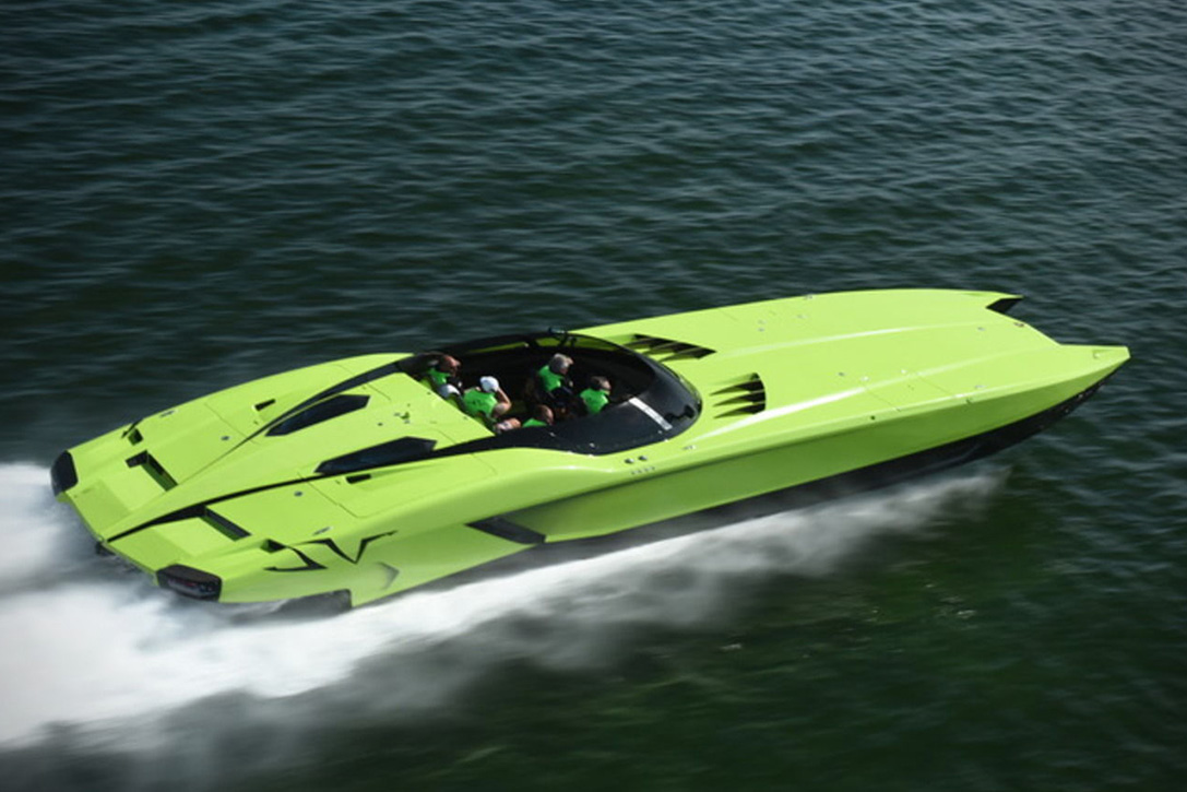luxury speedboat