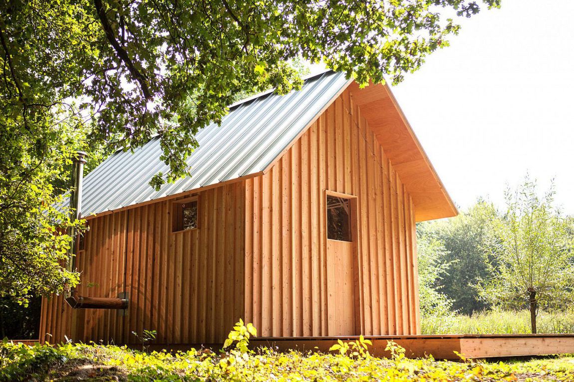 wooden houses