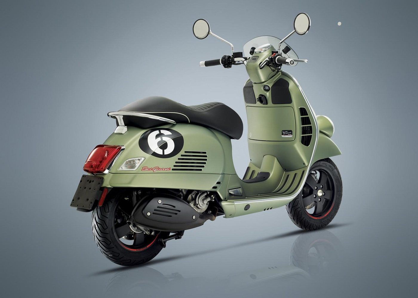 Modern Vespa 'Sei Giorni' - New Generation of 50's Iconic Scooter