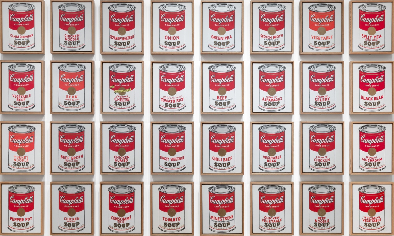 andy warhol soup cans