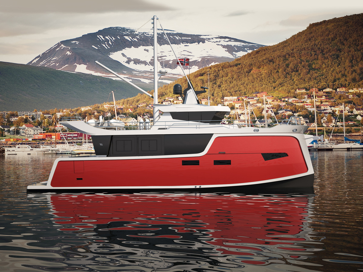 electric powered hybrid trawler