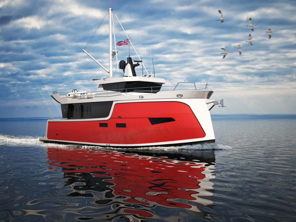 modern trawler