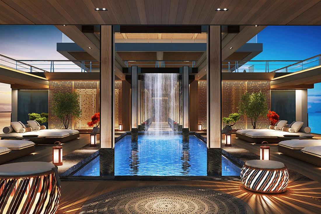 exclusive yacht interior