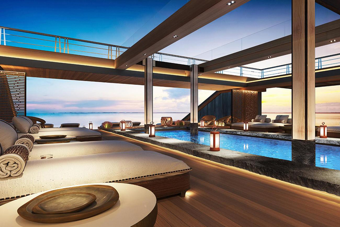 luxury superyacht interior