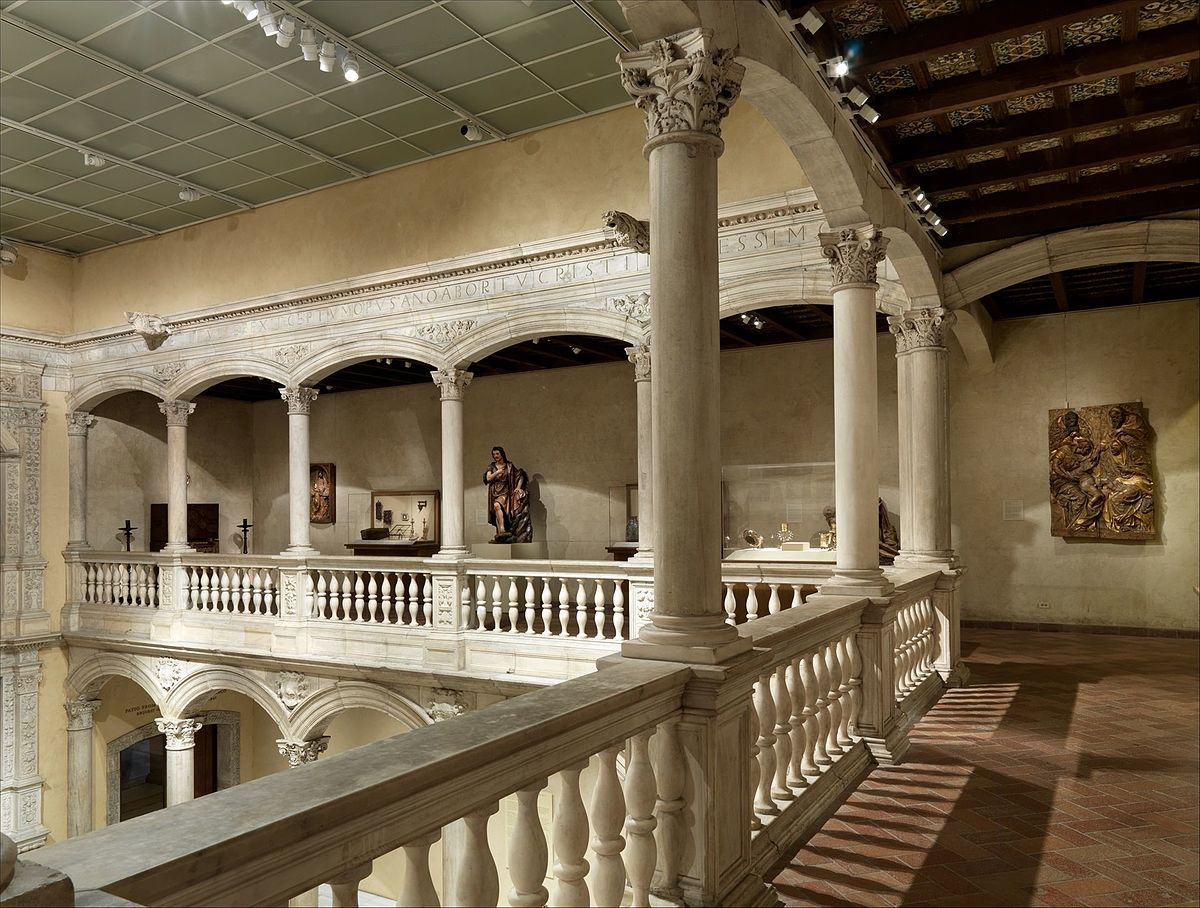 patio from the castle of velez blanco