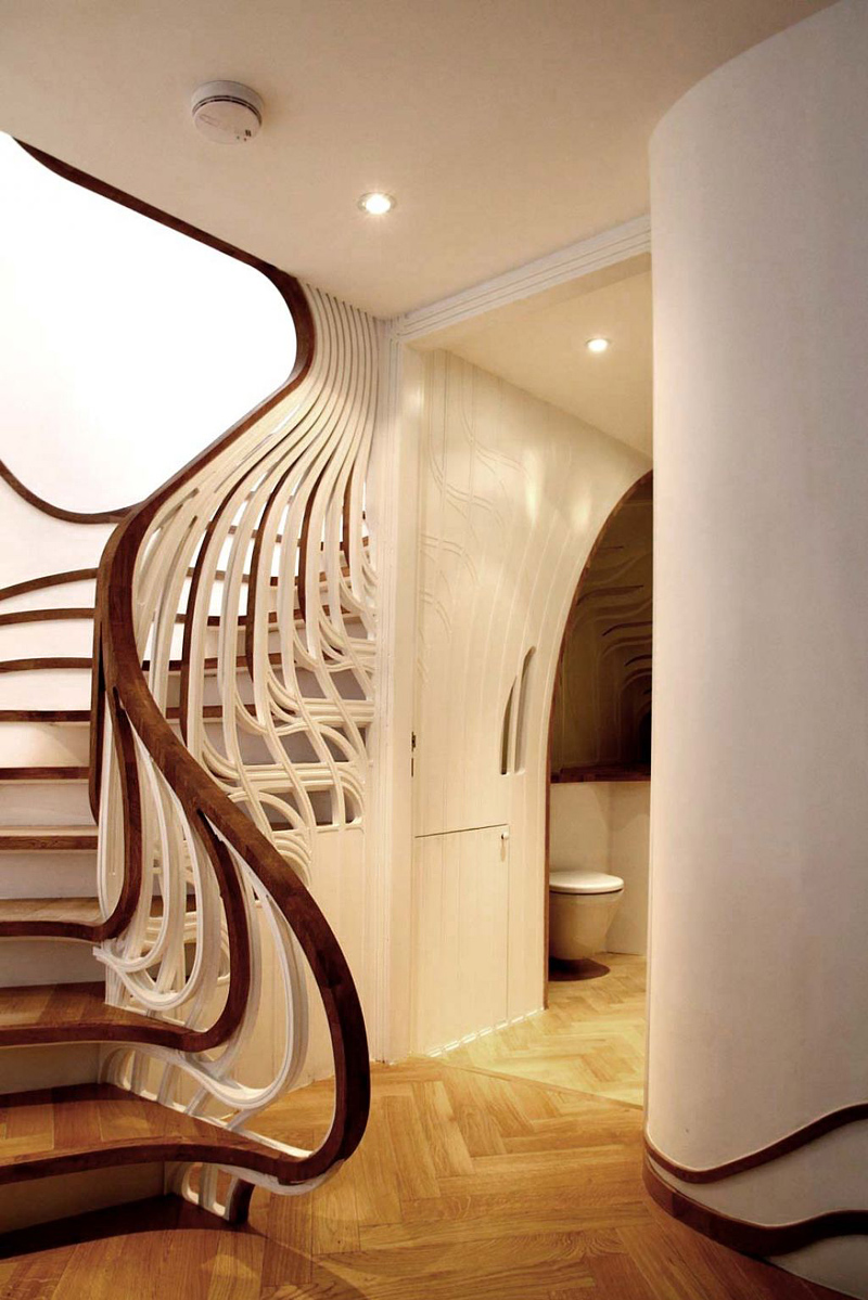 wood balustrading