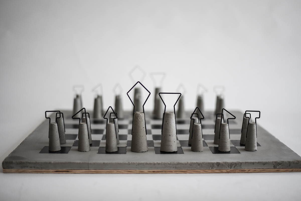 Fortify - Creative Chess Set from Concrete