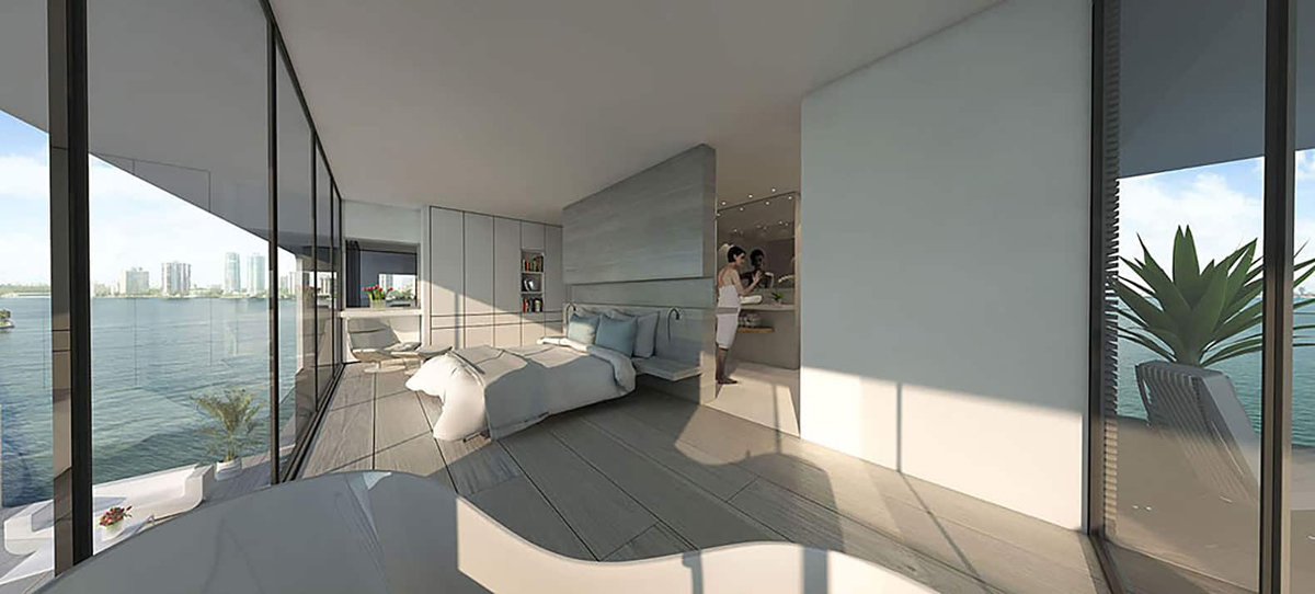 mobile villa bedroom