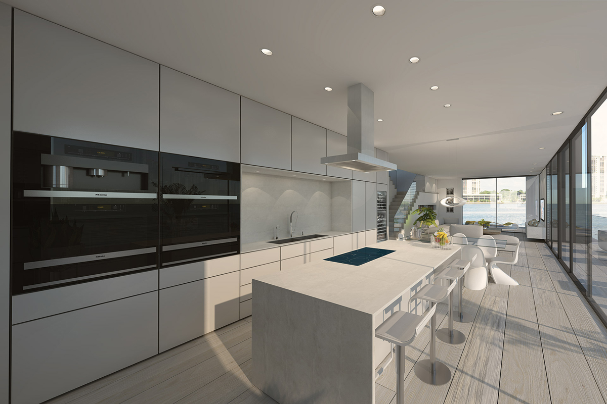 mobile villa kitchen