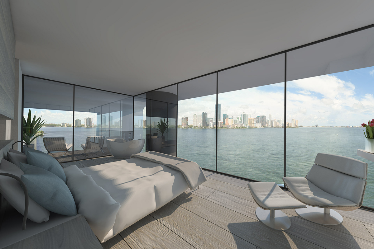 mobile villa sea view