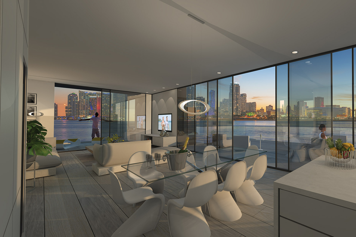 mobile villa living room