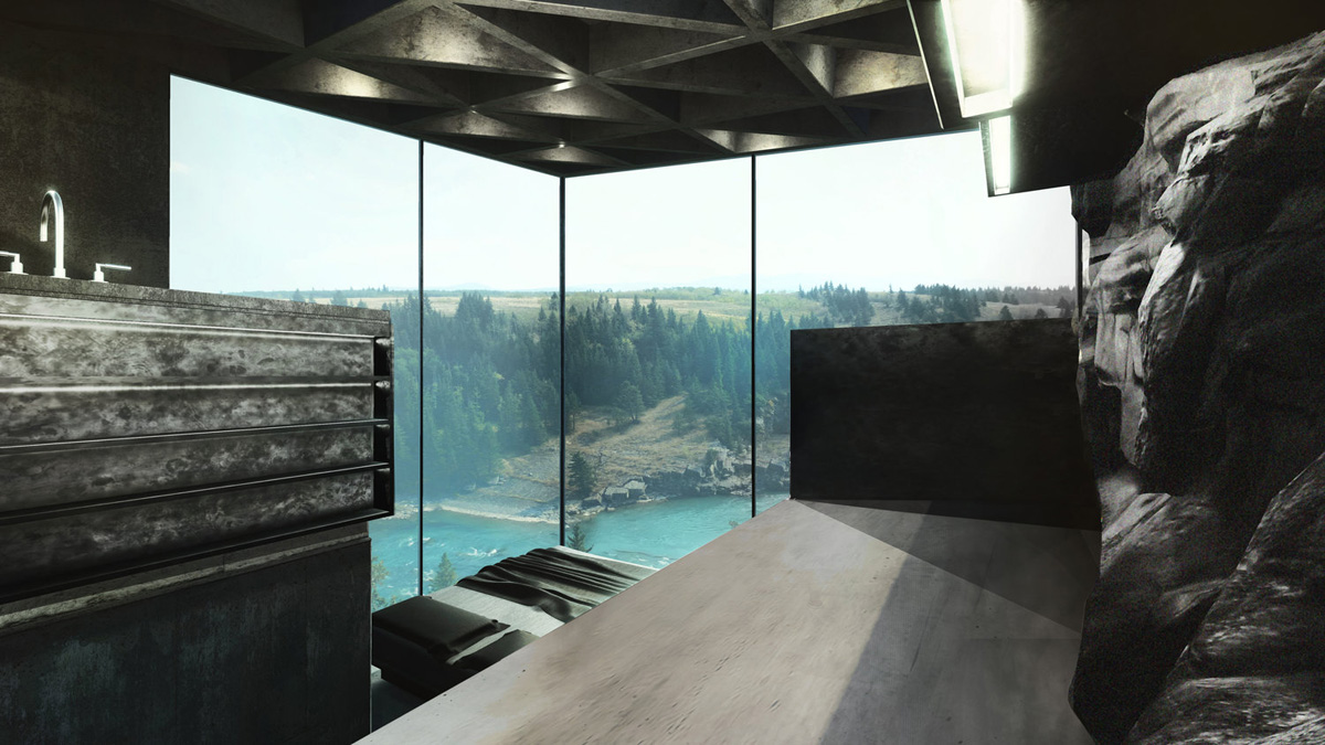 concrete house