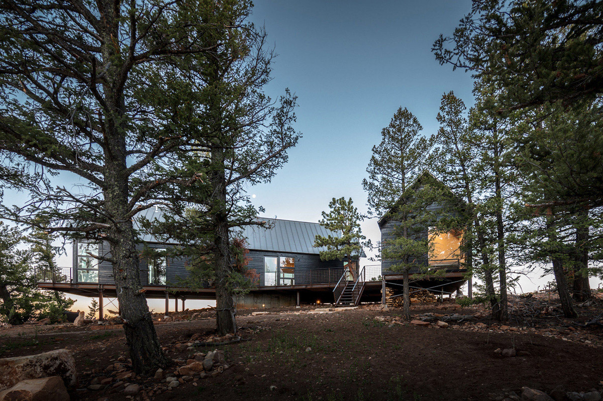 forest cabins