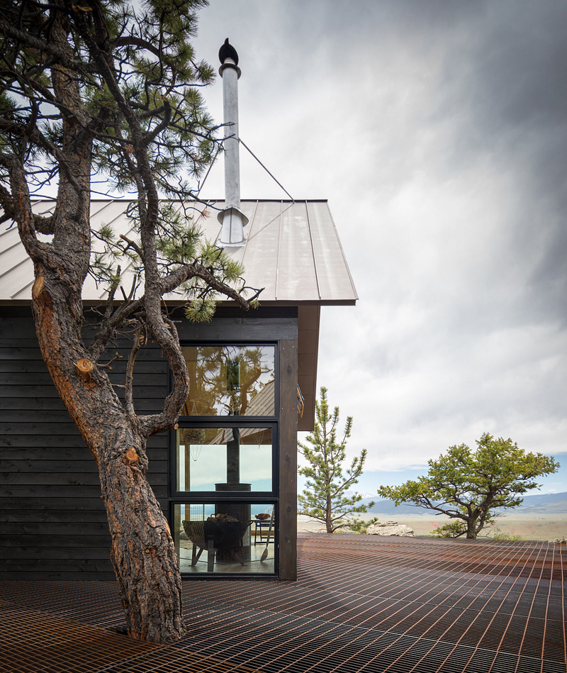 small modern cabin